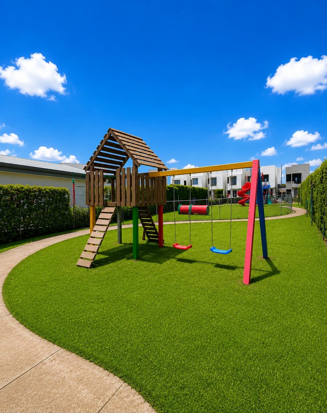 Área de juegos infantiles del condominio