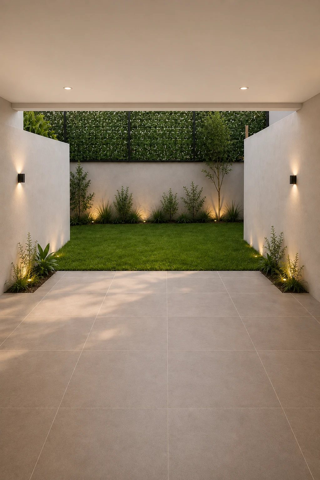 Patio y jardín de referencia